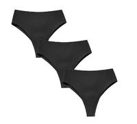 Générique Invisible Camel Toe Thong, Anti Wedgie Underwear, Seamless, Comfortable, No Camel Toe Thong (3Pcs-C,M)