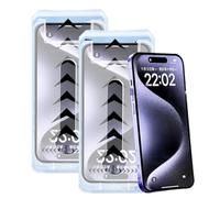 Générique Invisible Screen Protector for iPhone - 2PCS Durable Screen Armor Pro, Fingerprint-Proof, Dust-Free, Bubble-Free, High-Transparency, Ultra-Clear Protection (HD,15PRO)