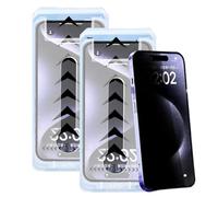 Générique Invisible Screen Protector for iPhone - 2PCS Durable Screen Armor Pro, Fingerprint-Proof, Dust-Free, Bubble-Free, High-Transparency, Ultra-Clear Protection (Privacy,15)