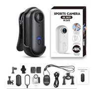 Générique IonicSwift - RideView Hands-Free POV Camera for Equestrians, 4K Mini Ride View Riding Camera, Waterproof Portable Wearable, with Magnetic Clip and Bracket (1080P Black,128G)