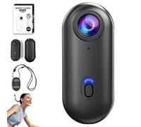 Générique IonicSwift Riding Camera - Hands-Free POV Cam for Equestrians, Ionic Swift Video Camera Clip on, HD 1080p/4k RideView - Thumb Cameras Necklace with 360° Rotation Spring Clip (1080P,Black)