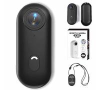 Générique IonicSwift Riding Camera, Rideview Hands-Free POV Camera, Mini Sports Action Cam with Magnetic Clip and Bracket, 4K/170° Ultra-Wide Angle, for Cycling,Diving,Equestrian (Black1080P)