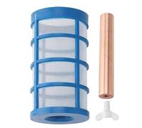 Générique Ioniseur Solaire De Piscine Anode Cuivre - Anode Cuivre De Remplacement pour Nettoyage Bassin | avec Panier Tamis Et Vis, Réduit Le Chlore - Pièces De Rechange pour Spa