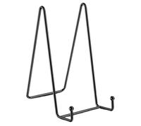 Générique Iron Display Rack - Plate Stand for Artwork | Metal Frame with Elegant Design & Stable Support for Paintings, Platters, Records, Cards, Books and Signs for Albums, Crafts, Dishes and Photos