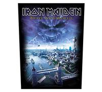 Générique Iron Maiden Backpatch Brave Nouveau World Band Logo Nouveau Officiel 36Cm X 29Cm Size One Size