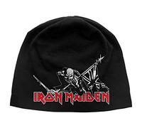 Générique Iron Maiden Bonnet Cap The Trooper Classic Logo Officiel Noir Jersey Print Size One Size