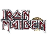 Iron Maiden – Pin Alchemy Rocks Classic Logo – Émaillé blanc