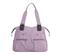 Générique Isotherme Repas en tissu Nylon, sac à bandoulière tendance, sac de polyvalent Bandoulière Blanc (Purple, One Size)