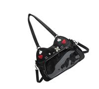 Générique Itabag Sacs à bandoulière à main Transparent Itabag Stachel Mode Sacs fourre-tout Sacs à main à bandoulière Cadeaux pour femmes Pins Display à bandoulière avec inserts