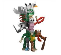 Générique Italian Brainrot Construction Blocs SPECIAUX Forme Fusionnée Figurines à Assembler Figurine Tung Tung Tung Sahur Tralalero Tralala Figurine à Collectionner Cadeau Créative (266 PCS)