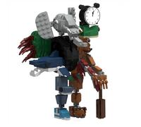 Générique Italian Brainrot Construction Blocs SPECIAUX Forme Fusionnée Figurines à Assembler Figurine Tung Tung Tung Sahur Tralalero Tralala Figurine à Collectionner Cadeau Créative (120 PCS)