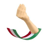 Générique Italian Hand Statue - Swinging Gesture Ornament | 3D Printed Decor with Desk Functions, Living Room Bedroom Shelf Accent, Coffee Table Centerpiece for Counter Display Home Bedroom Ornament