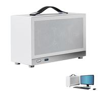 Générique ITX Computer Case, Portable Desktop Computer Case, Aluminum ITX PC Case, Small PC Chassis, Thickened PC Case, Good Compatibility, High Utilization Rate For