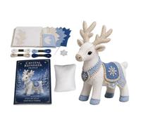 Générique IY Patchworkes Animal Kit, Arctic Winter Theme Patchworkes Kits - 3D Felt Animal Sewing Kit for Beginners Adults Youth
