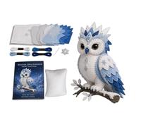 Générique IY Patchworkes Animal Kit, Arctic Winter Theme Patchworkes Kits - 3D Felt Animal Sewing Kit for Beginners Adults Youth