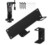Générique Jack Stand Wall Mount, Hydraulic Trolley Holder, 10x2.36x1.77 inches, Heavy Duty Tool Hooks, Car Repair Organizer, Durable Farm Mechanics Garage Shed Workshop Shop Bay Enthusiasts Storage