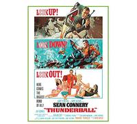 Générique James Bond - Thunderball - 10x15 cm Carte Postale