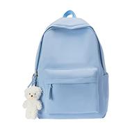 Générique Japonais sac à dos 2023 nouvelle mode coréenne polyvalent collège étudiant sac d'école grande capacité sac de (Blue, One Size)