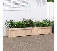 Générique Jardinière 180x31x31 cm Bois de pin Massif,Pots & Cache-Pots,16.38KG-837494
