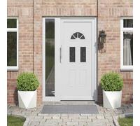 Générique Jardinière 2 pcs Blanc 40 x 40 x 40 cm Acier,Maison & Jardin,Pelouses & Jardins,Jardinage,Pots & Cache-Pots,Blanc,9.97 KG,883825