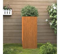 Générique Jardinière 32x29x75 cm Acier corten,Maison & Jardin,Pelouses & Jardins,Jardinage,Pots & Cache-Pots,Brun,4.28KG,821553