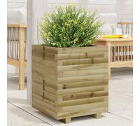 Générique Jardinière 40x40x49,5 cm Bois de pin imprégné,Maison & Jardin,Pelouses & Jardins,Jardinage,Pots & Cache-Pots,Brun,14.6 KG,3282513