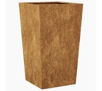 Générique Jardinière 45x45x75 cm Acier résistant aux intempéries,Maison & Jardin, Pelouses & Jardins, Jardinage, Pots & Cache-Pots, Argent (Poids 8.99KG)