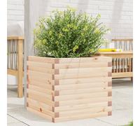 Générique Jardinière 50x50x45,5 cm Bois de pin Massif,Pots & Cache-Pots,17.4KG-847243