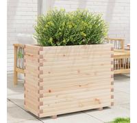 Générique Jardinière 90x40x72,5 cm Bois de pin Massif,Maison & Jardin,Pelouses & Jardins,Jardinage,Pots & Cache-Pots,Brun,37.35 KG,3282594