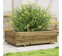 Générique Jardinière 90x60x26,5 cm Bois de pin imprégné,Pots & Cache-Pots,16.3KG-847347
