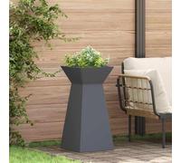 Générique Jardinière à Pilier 2 pcs Anthracite 35 x 35 x 73 cm Acier,Jardinage, Pots & Cache-Pots,873843