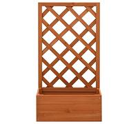 Générique Jardinière à Treillis de Jardin Orange 50x25x90cm Bois de Sapin,Maison & Jardin,Pelouses & Jardins,Jardinage,Pots & Cache-Pots,Orange,3kg,314830