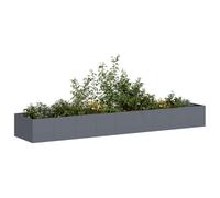 Générique Jardinière Anthracite 360x80x40 cm Acier,Pots & Cache-Pots,27.1KG-860768