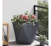 Générique Jardinière Anthracite 50 x 50 x 50 cm Acier,Maison & Jardin,Pelouses & Jardins,Jardinage,Pots & Cache-Pots,Anthracite,8 KG,883840