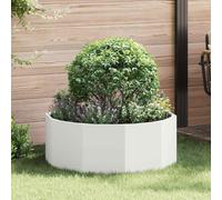 Générique Jardinière Blanc 90 x 90 x 35 cm Acier,Maison & Jardin,Pelouses & Jardins,Jardinage,Pots & Cache-Pots,Blanc,9.81 KG,883732