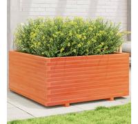 Générique Jardinière Cire Marron 100x100x49,5 cm Bois de pin Massif,Pots & Cache-Pots,42.7KG-3282541