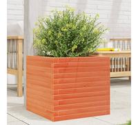 Générique Jardinière Cire Marron 50x50x45,5 cm Bois de pin Massif,Pots & Cache-Pots,17.4KG-847245