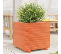Générique Jardinière Cire Marron 50x50x49,5 cm Bois de pin Massif,Pots & Cache-Pots,19.2KG-3282516