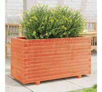 Générique Jardinière Cire Marron 90x40x49,5 cm Bois de pin Massif,Pots & Cache-Pots,26KG-847375