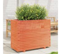 Générique Jardinière Cire Marron 90x40x72,5 cm Bois de pin Massif,Pots & Cache-Pots,37.35KG-3282596