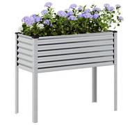 Générique Jardinière de Jardin 100 x 45 x 90 cm Acier galvanisé,Jardinage, Pots & Cache-Pots,4008973