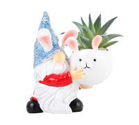 Générique Jardinière en Forme de Lapin GNOME - Pot de Mignon Lapin GNOME pour Grasses et Cactus | Ornement de Jardin décoratif pour Patio, Balcon, extérieur, Jardin, Salon, terrasse, Amateurs de p