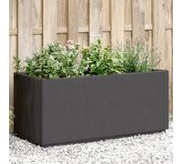 Générique Jardinière Gris foncé 80x36x35 cm PP,Pots & Cache-Pots,4.05KG-368777