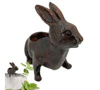 Générique Jardinière Lapin Décorative - Cache-Pot Décoratif en Résine Figurine Mignonne | Jardinière Lapin Résine 18 x 9 x 14 Cm - pour Intérieur Extérieur Salon Jardin Fenêtre Balcon Terrasse