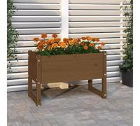 Générique Jardinière Marron Miel 78x40x52 cm Bois Massif de pin,Maison & Jardin, Pelouses & Jardins, Jardinage, Pots & Cache-Pots, Brun (Poids 9.08KG)