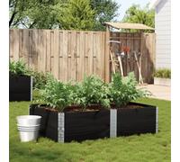 Générique Jardinière Noir 150x100 cm Bois Massif de pin,Pots & Cache-Pots,24.4KG-3295416
