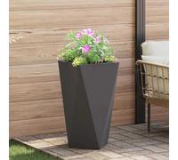 Générique Jardinière Noir 40 x 40 x 75 cm Acier,Maison & Jardin,Pelouses & Jardins,Jardinage,Pots & Cache-Pots,Noir,8.61 KG,883780