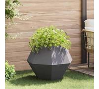 Générique Jardinière Noir 75 x 75 x 60 cm Acier,Maison & Jardin,Pelouses & Jardins,Jardinage,Pots & Cache-Pots,Noir,9.2 KG,884038