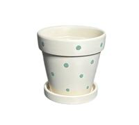 Générique Jardinière Originale Jardinière en céramique avec Soucoupe, Pot de Fleur décoratif for Plantes d'intérieur Décoration printanière