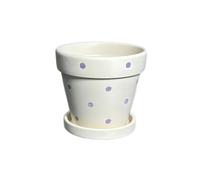 Générique Jardinière Originale Jardinière en céramique avec Soucoupe, Pot de Fleur décoratif for Plantes d'intérieur Décoration printanière